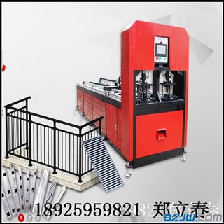 甘肃兰州全自动锌钢围栏自动化冲孔机  铁管打孔机厂家直销价格怎么样