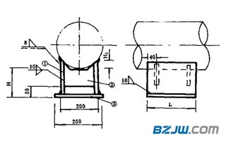 盐山实体工厂批发HT-3型焊接型滑动管托