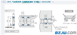 MYA  气动密封件MYA-11  孔轴两用油封  日本阪上 SAKAGAMI