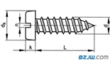 盘头一字自攻钉 Tapping screws