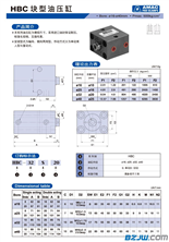 HBC块型油压缸
