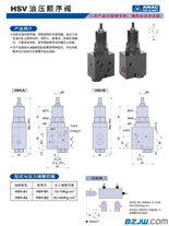 HSV油压顺序阀