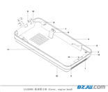 供应三一原厂SY235C9液压挖掘机11433801 机顶罩主体